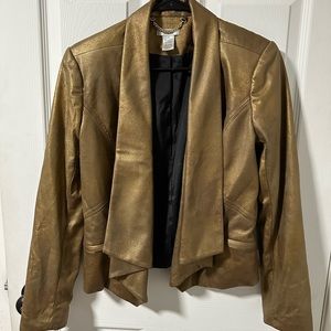 Cache Gold Open Front Blazer